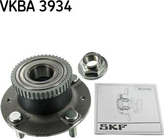 SKF VKBA 3934 - Kit de roulements de roue cwaw.fr