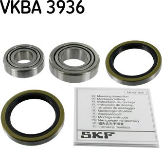 SKF VKBA 3936 - Kit de roulements de roue cwaw.fr