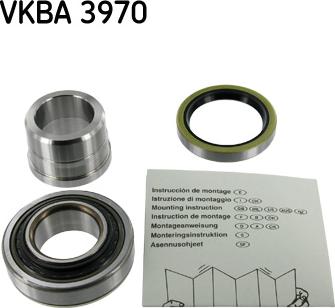 SKF VKBA 3970 - Kit de roulements de roue cwaw.fr