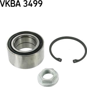 SKF VKBA 3499 - Kit de roulements de roue cwaw.fr