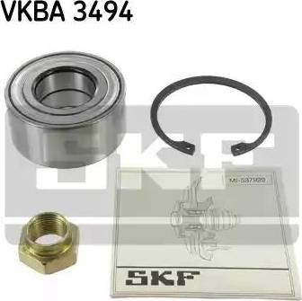 SKF VKBA 3494 - Kit de roulements de roue cwaw.fr