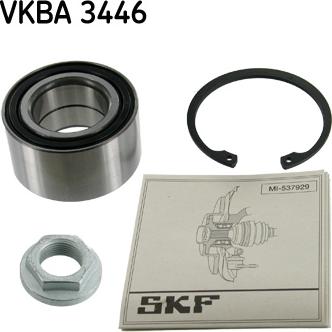 SKF VKBA 3446 - Kit de roulements de roue cwaw.fr