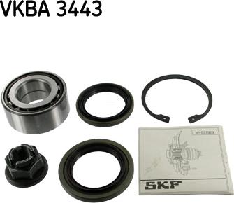 SKF VKBA 3443 - Kit de roulements de roue cwaw.fr