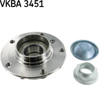 SKF VKBA 3451 - Kit de roulements de roue cwaw.fr