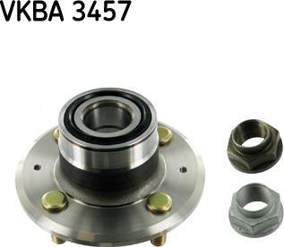 SKF VKBA 3457 - Kit de roulements de roue cwaw.fr