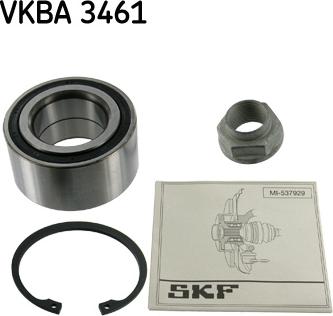 SKF VKBA 3461 - Kit de roulements de roue cwaw.fr