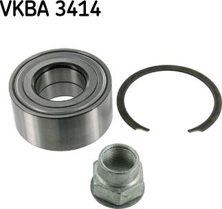 SKF VKBA 3414 - Kit de roulements de roue cwaw.fr