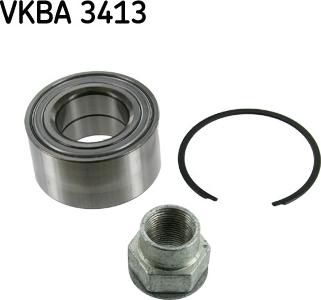 SKF VKBA 3413 - Kit de roulements de roue cwaw.fr