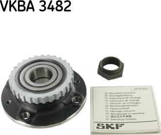 SKF VKBA 3482 - Kit de roulements de roue cwaw.fr