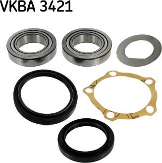 SKF VKBA 3421 - Kit de roulements de roue cwaw.fr