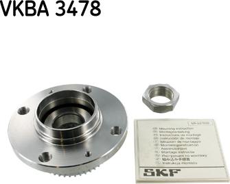 SKF VKBA 3478 - Moyeu de roue cwaw.fr