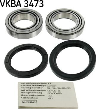 SKF VKBA 3473 - Kit de roulements de roue cwaw.fr