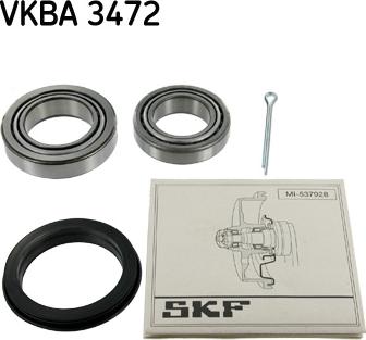 SKF VKBA 3472 - Kit de roulements de roue cwaw.fr