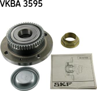 SKF VKBA 3595 - Kit de roulements de roue cwaw.fr