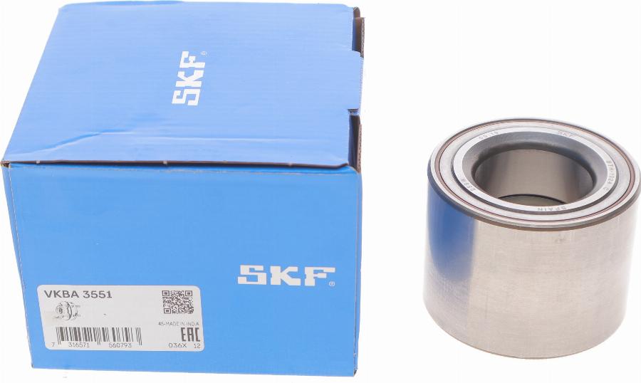 SKF VKBA 3551 - Kit de roulements de roue cwaw.fr