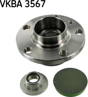 SKF VKBA 3567 - Kit de roulements de roue cwaw.fr