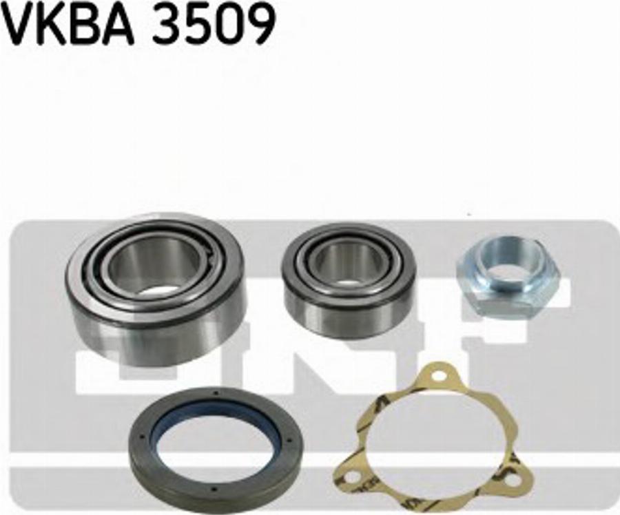 SKF VKBA 3509 - Kit de roulements de roue cwaw.fr