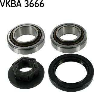 SKF VKBA 3666 - Kit de roulements de roue cwaw.fr