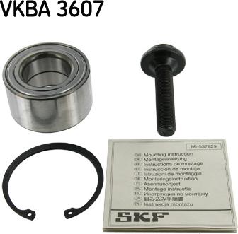 SKF VKBA 3607 - Kit de roulements de roue cwaw.fr