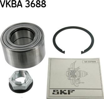 SKF VKBA 3688 - Kit de roulements de roue cwaw.fr