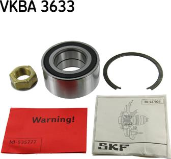 SKF VKBA 3633 - Kit de roulements de roue cwaw.fr