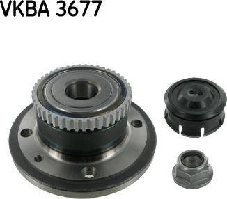 SKF VKBA 3677 - Kit de roulements de roue cwaw.fr