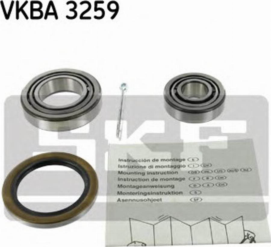 SKF VKBA 3259 - Kit de roulements de roue cwaw.fr