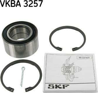 SKF VKBA 3257 - Kit de roulements de roue cwaw.fr