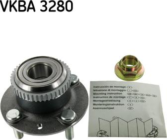 SKF VKBA 3280 - Kit de roulements de roue cwaw.fr