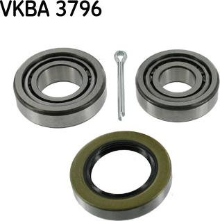 SKF VKBA 3796 - Kit de roulements de roue cwaw.fr