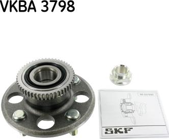 SKF VKBA 3798 - Kit de roulements de roue cwaw.fr