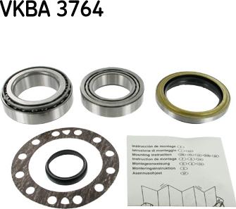 SKF VKBA 3764 - Kit de roulements de roue cwaw.fr