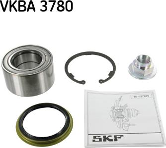 SKF VKBA 3780 - Kit de roulements de roue cwaw.fr