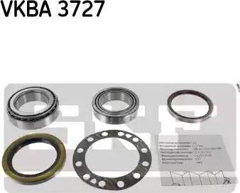 SKF VKBA 3727 - Kit de roulements de roue cwaw.fr