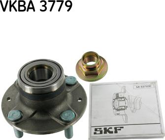 SKF VKBA 3779 - Kit de roulements de roue cwaw.fr