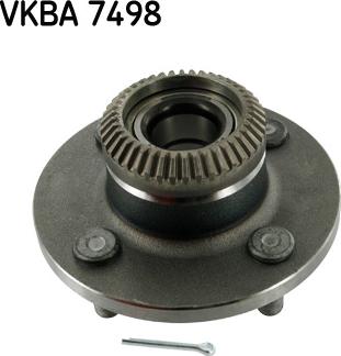 SKF VKBA 7498 - Kit de roulements de roue cwaw.fr