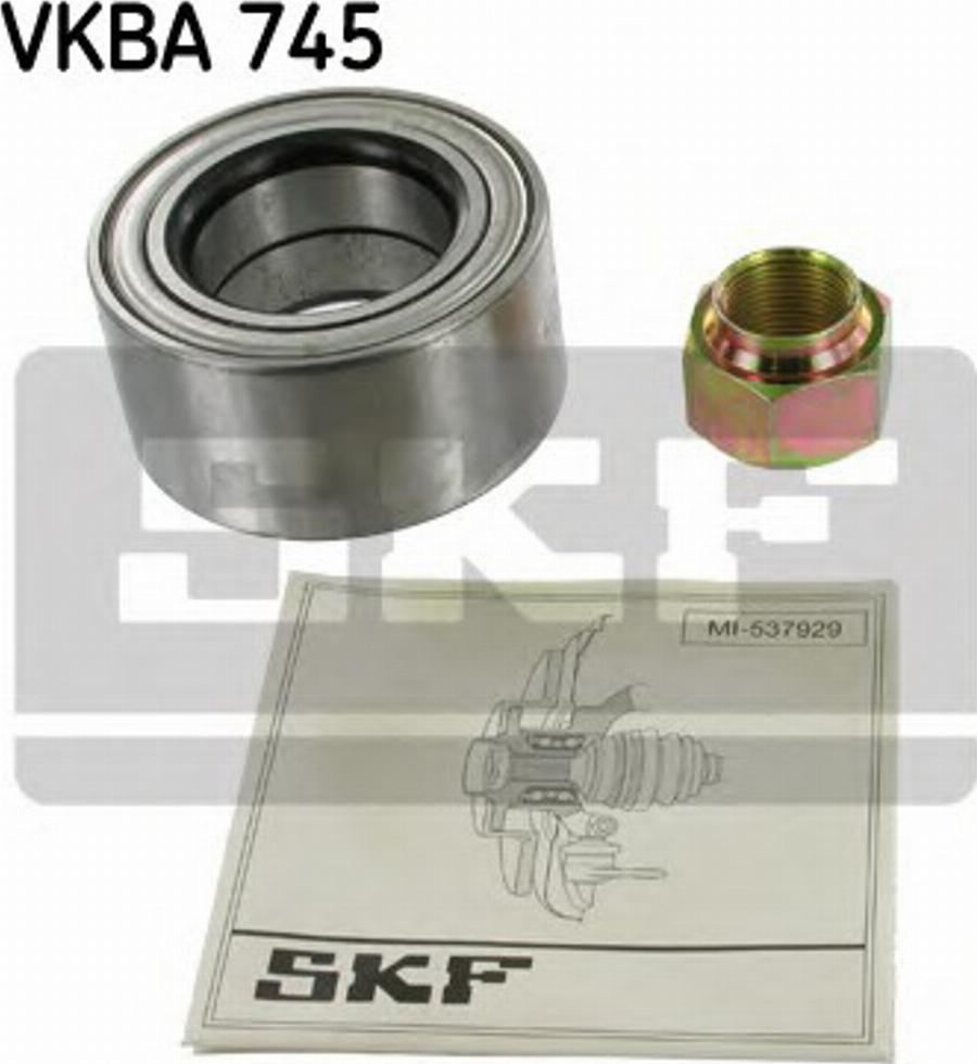 SKF VKBA 745 - Kit de roulements de roue cwaw.fr