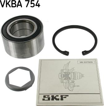 SKF VKBA 754 - Kit de roulements de roue cwaw.fr