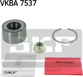 SKF VKBA 7537 - Kit de roulements de roue cwaw.fr