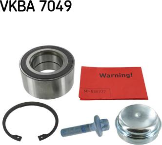 SKF VKBA 7049 - Kit de roulements de roue cwaw.fr