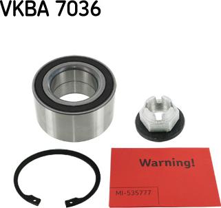 SKF VKBA 7036 - Kit de roulements de roue cwaw.fr