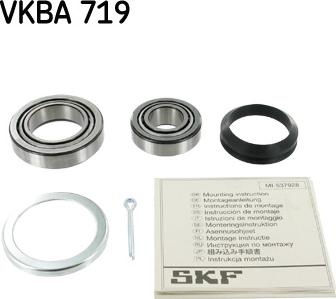 SKF VKBA 719 - Kit de roulements de roue cwaw.fr