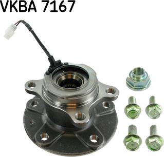 SKF VKBA 7167 - Kit de roulements de roue cwaw.fr