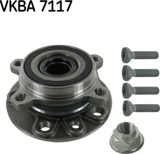 SKF VKBA 7117 - Kit de roulements de roue cwaw.fr