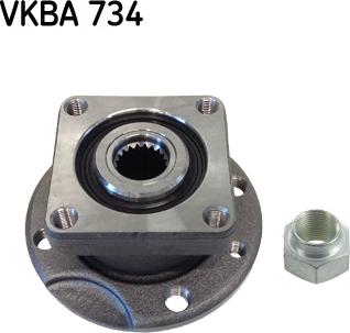 SKF VKBA 734 - Kit de roulements de roue cwaw.fr