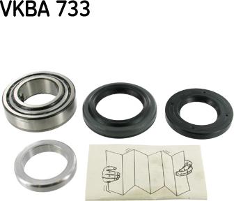 SKF VKBA 733 - Kit de roulements de roue cwaw.fr