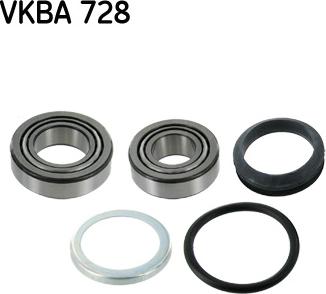 SKF VKBA 728 - Kit de roulements de roue cwaw.fr