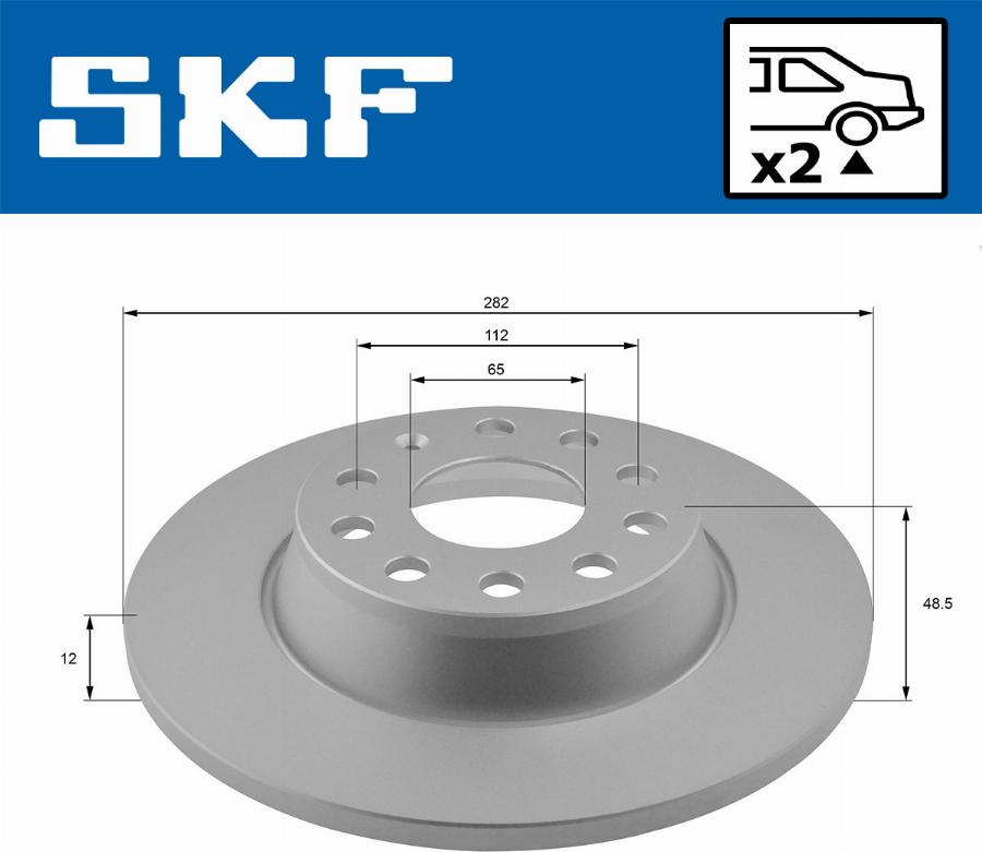 SKF VKBD 90014 S2 - Disque de frein cwaw.fr