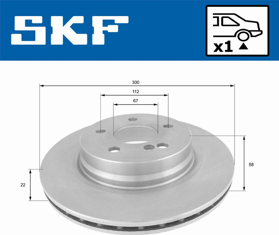 SKF VKBD 90204 V1 - Disque de frein cwaw.fr