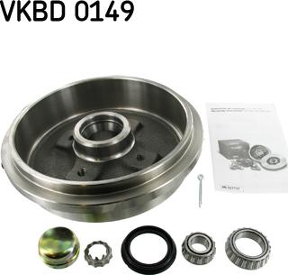 SKF VKBD 0149 - Tambour de frein cwaw.fr